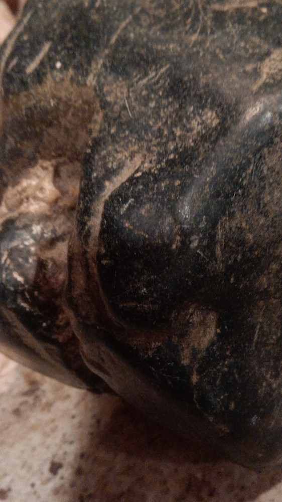 Large Black Carbonado Diamond 9lbs