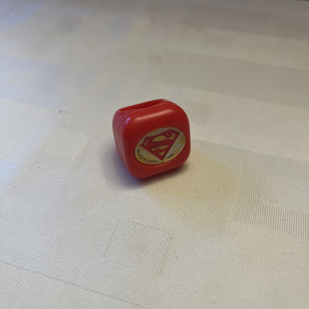 Collectible DC Comics Superman Ring 3 5/8 Size Nice Shape