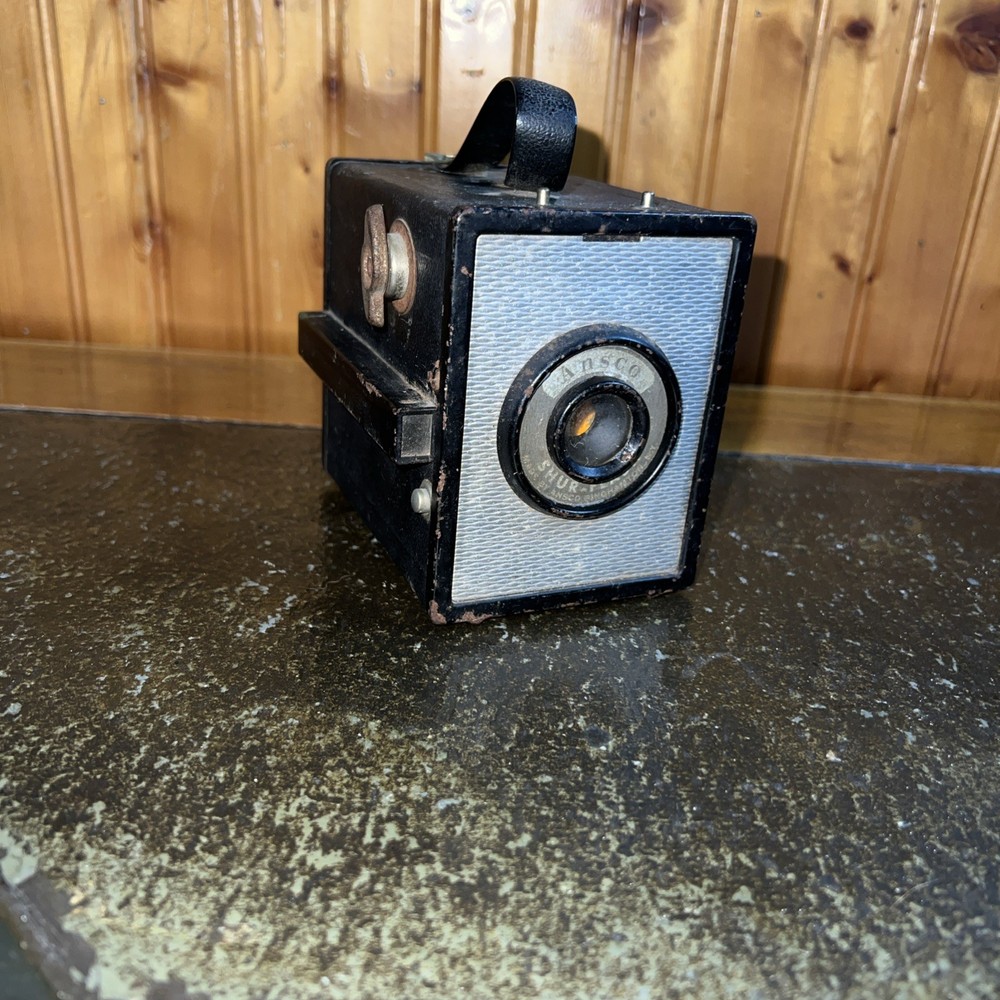 Displayable Vintage Ansco Shur-Flash  Antique Box Camera