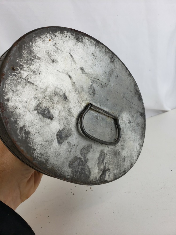 Rare unusual antique tin container ca. 1920s