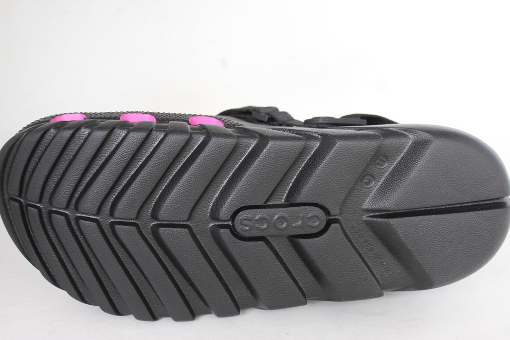 Crocs Men's Duet 2 Max Post Malone Black Croslite Clog Size 11