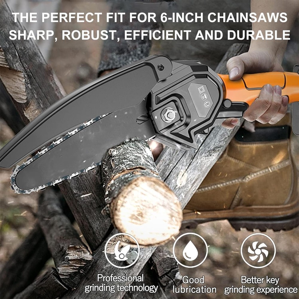 6 Inch Mini Chainsaw Chain Replacement Accessories,4 Pieces Chain Saw Chains for