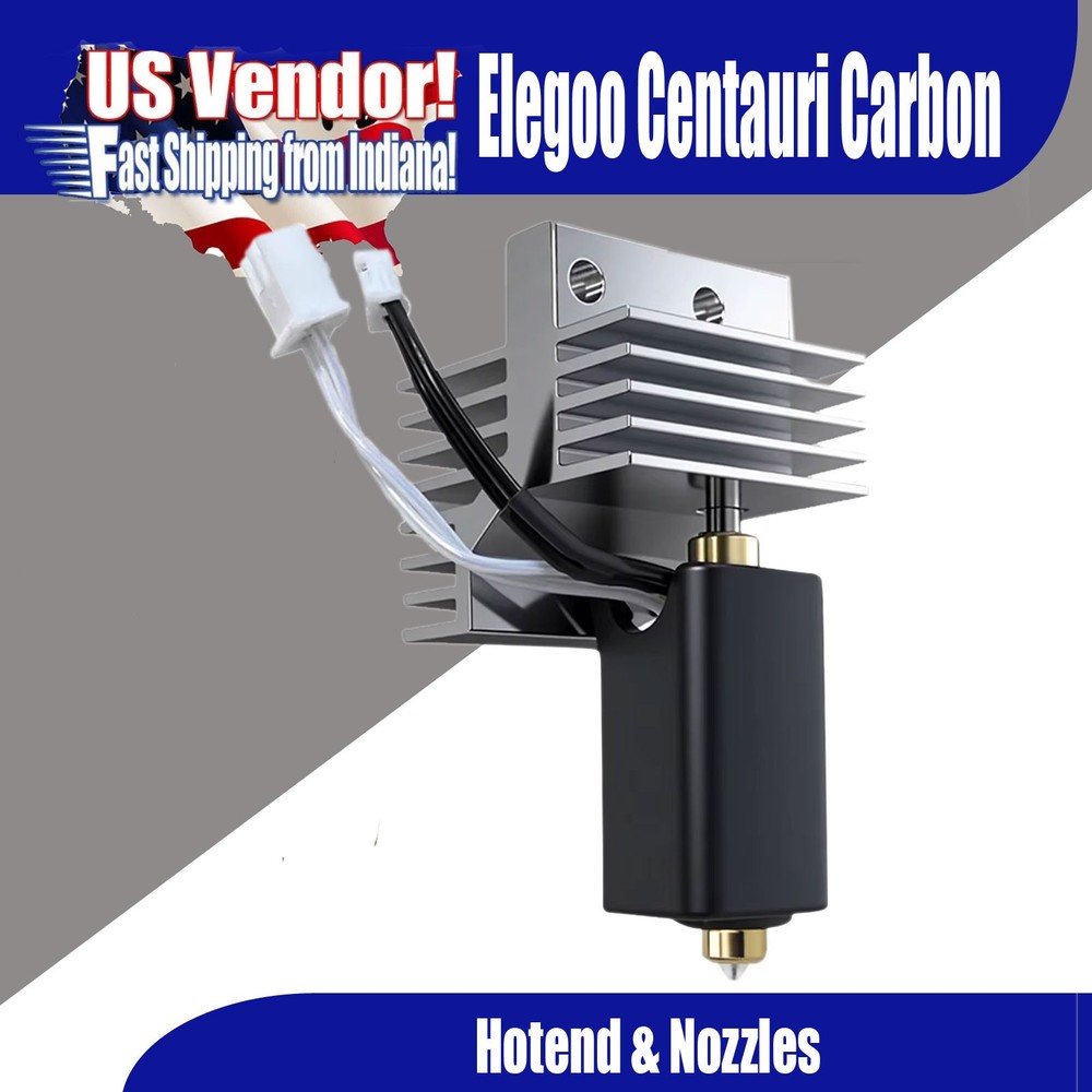 Extruder Hotend for Elegoo Centauri Carbon, Upgrade Bimetallic Nozzle