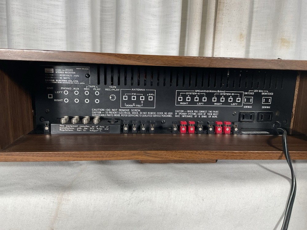 Sansui 2020 Receiver READ