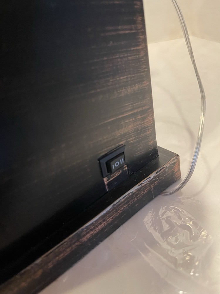 Log fire Lantern with 5 hr timer