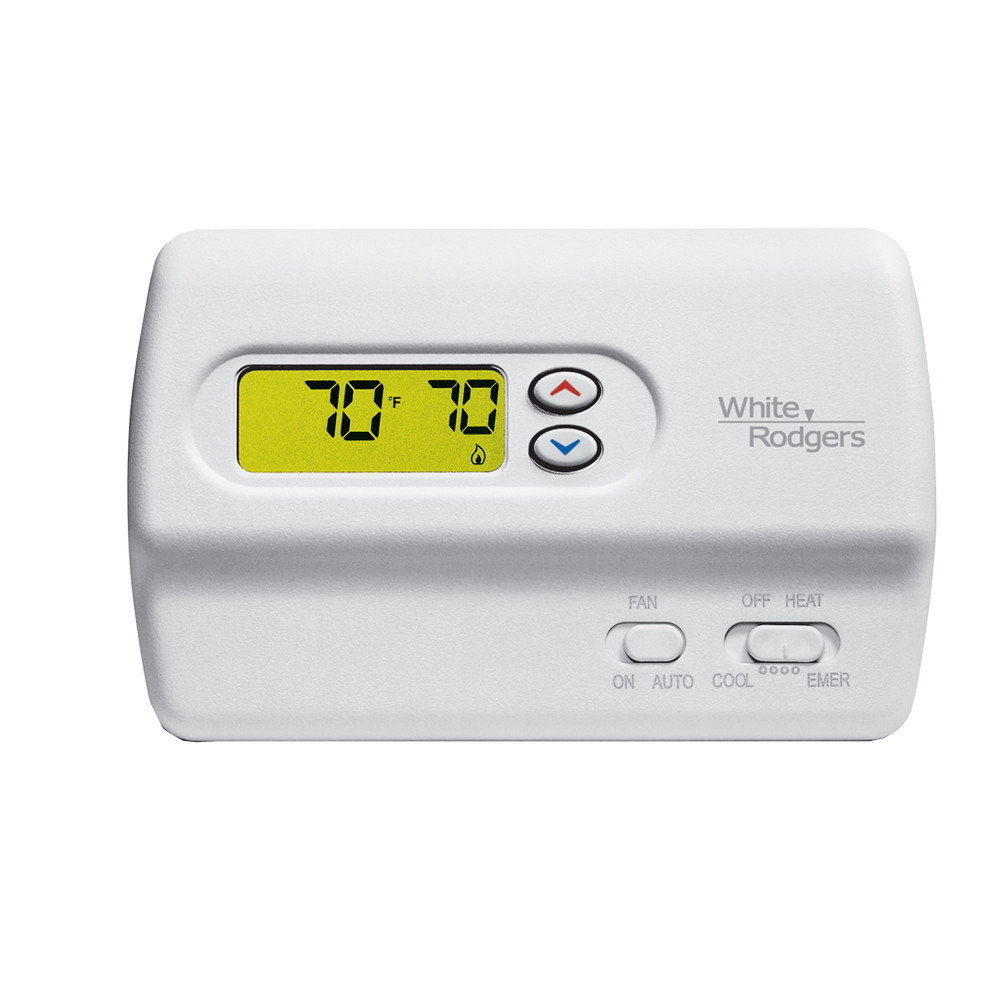 White-Rodgers 1F89-211 Non-Programmable Thermostat 2H/1C