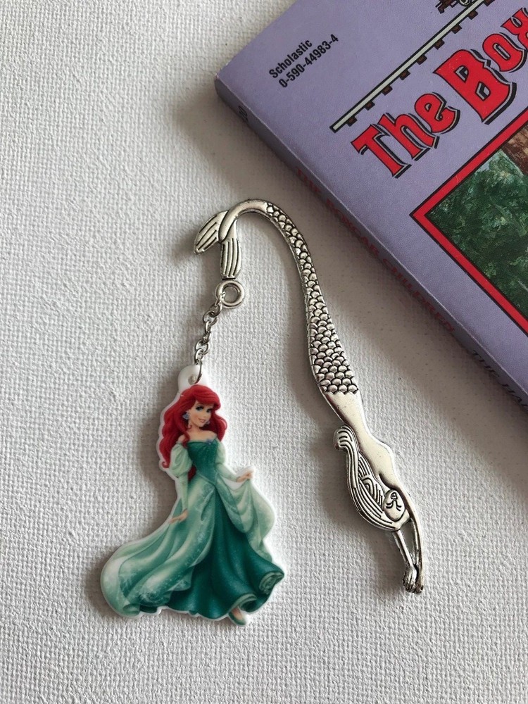 Arial Little Mermaid Shepherd Hook Bookmark