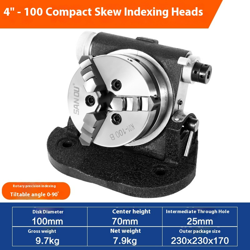 Miniature Indexing HeadMiniature Vertical and Horizontal Universal Indexing Disc