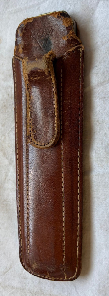 Vintage Pickett Slide Rule in Saddle Leather Case