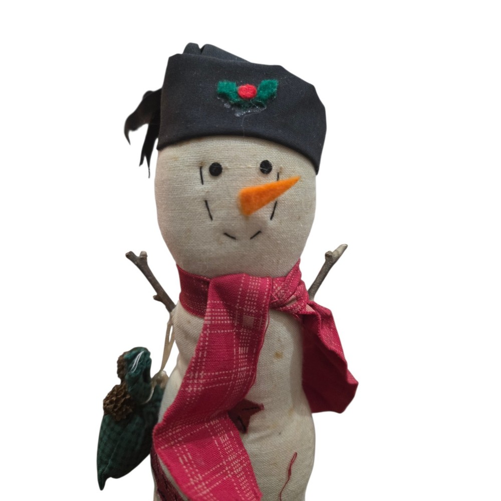 Primitive Snowman Weighted Shelf Sitter-9.5 in