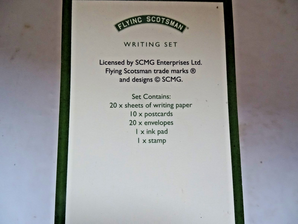 Marks & Spencer Flying Scotsman Writing Set - Railway Engine