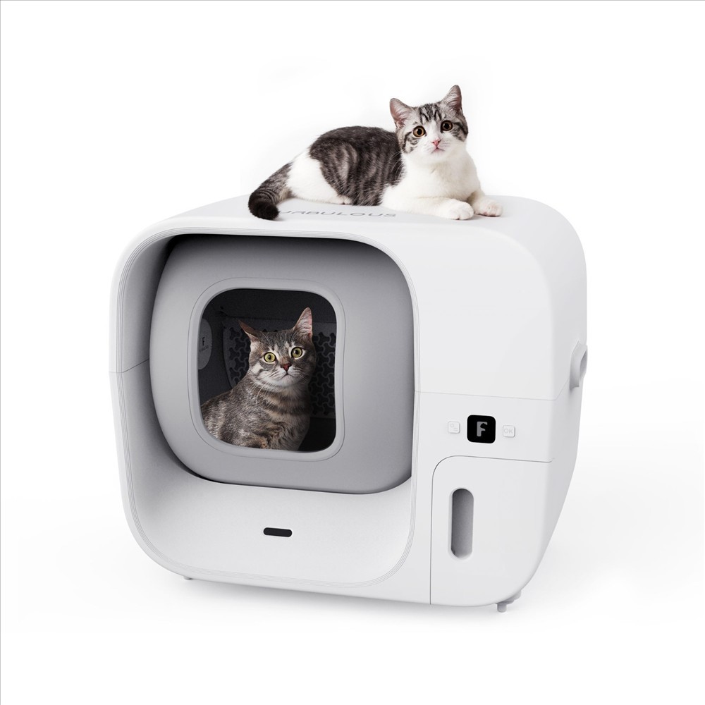 Furbulous Automatic Cat Litter Box Self Cleaning/Pack Refill System,APP Control