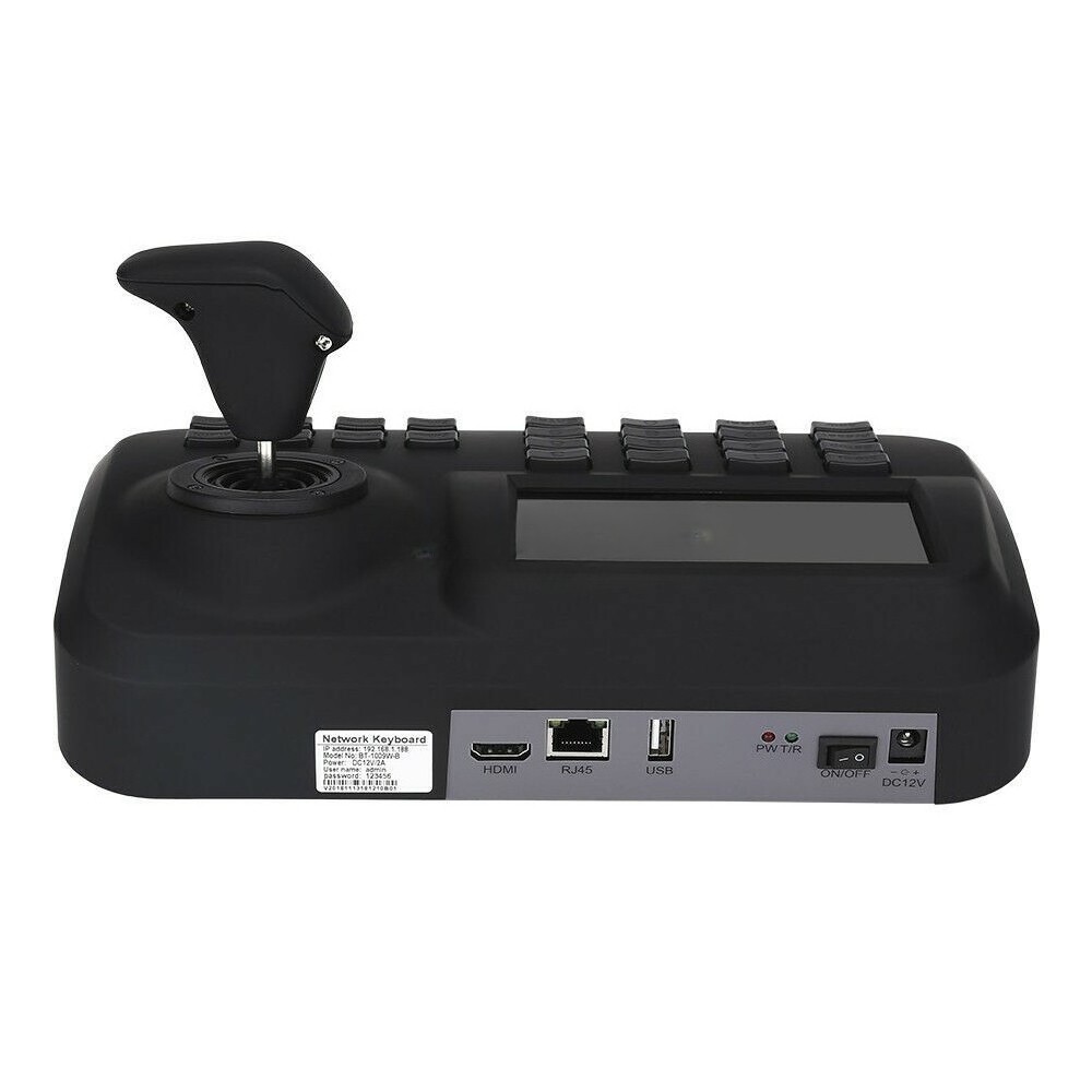 For 3D PTZ Controller IP CCTV Keyboard Joystick 5" HD LED Screen Control