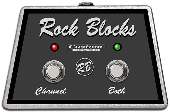 Rock Blocks - Custom FS1 Footswitch for Dime Amplification D100 and D100C
