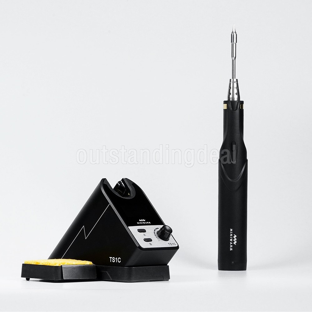 TS1C Cordless Soldering Station Intelligent Electronic Iron Support Bluetooth