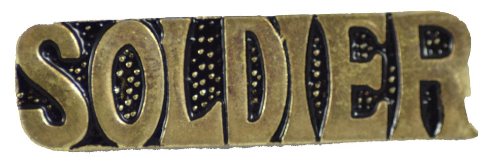Soldier Script Pin
