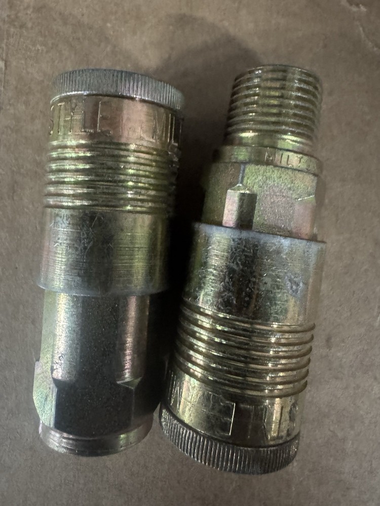 milton type g style kwik chane quick coupler Male & Female Coupling Set