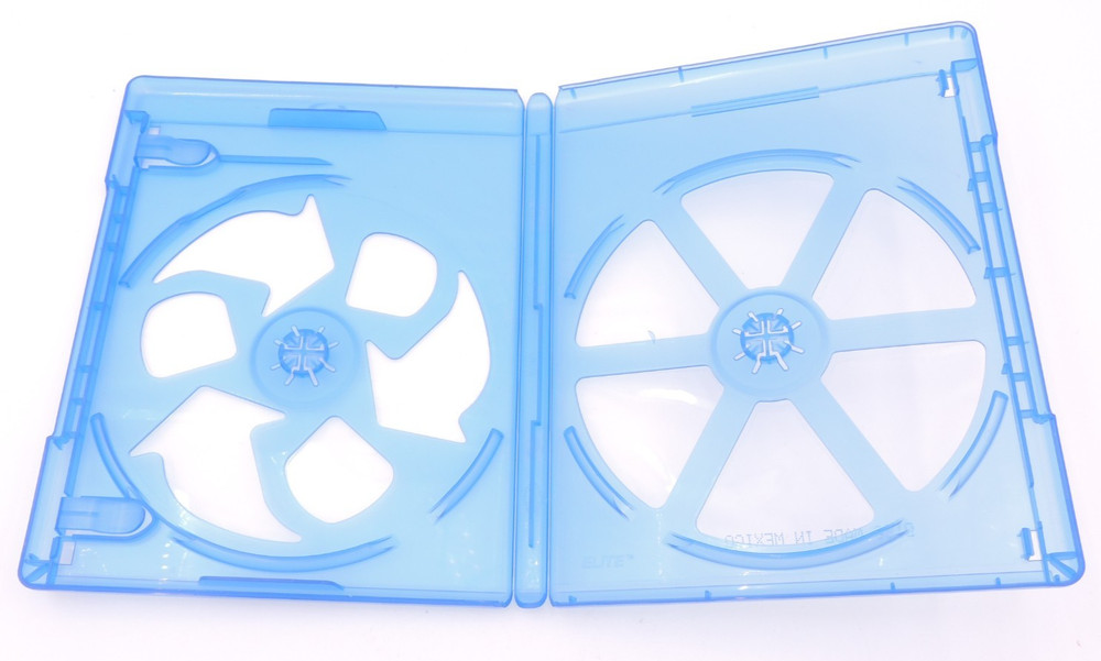 Lot: 6 Pre-Owned Blu-Ray Double Capacity Replacement Cases (Each Holds 2 Discs)