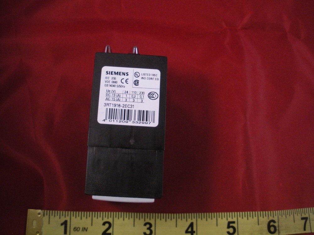Siemens 3RT1916-2EC31 Timer Delay Relay Solid State AC 100-127v 5-100s New Nnb