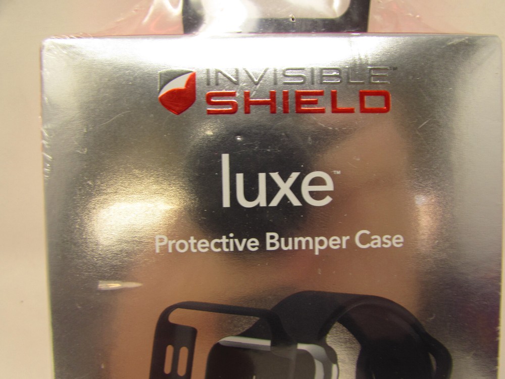 Invisible Shield Luxe Protective Bumper Case Apple Watch Series 1 & 2 Black