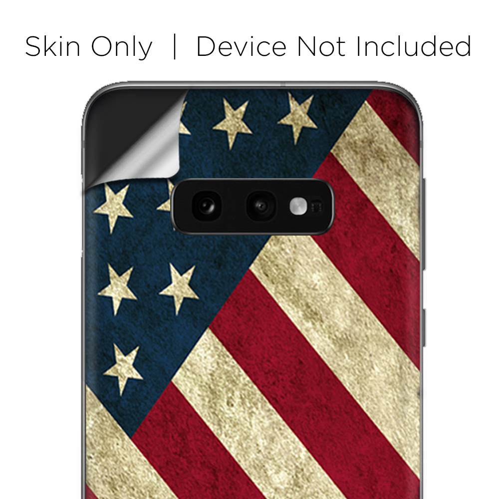 Skins Decal wrap for Samsung Galaxy S10e - Merica Flag Pattern