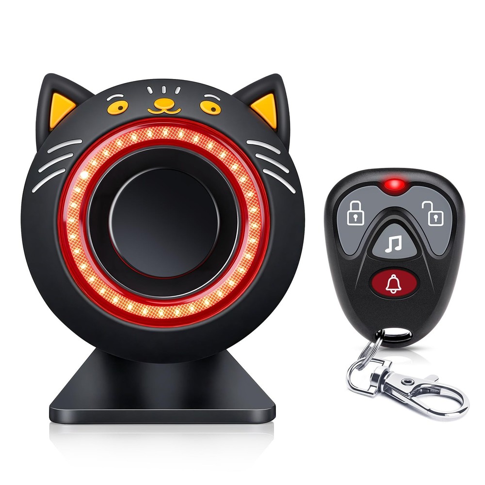 Car Alarm System set 120dB Motion Sensor Security Sound Alarm Black