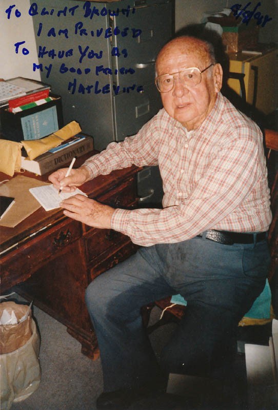 NAT LEVINE - AUTOGRAPH NOTE ON PHOTOGRAPH SIGNED 08/08/1988