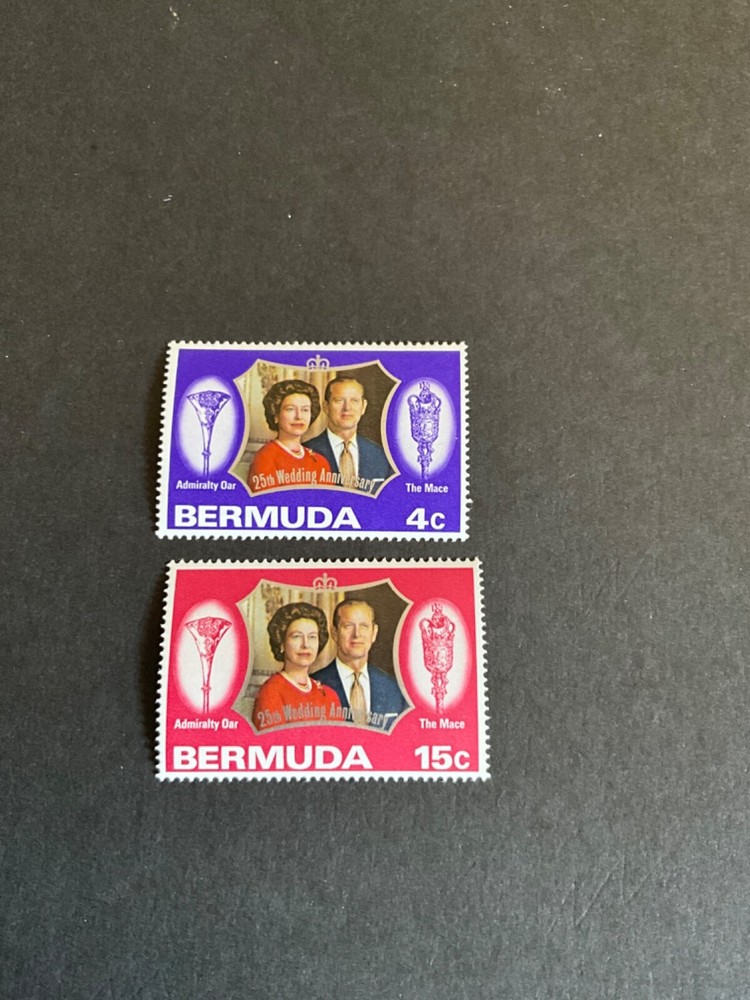 Stamps Bermuda 296-7 never hinged