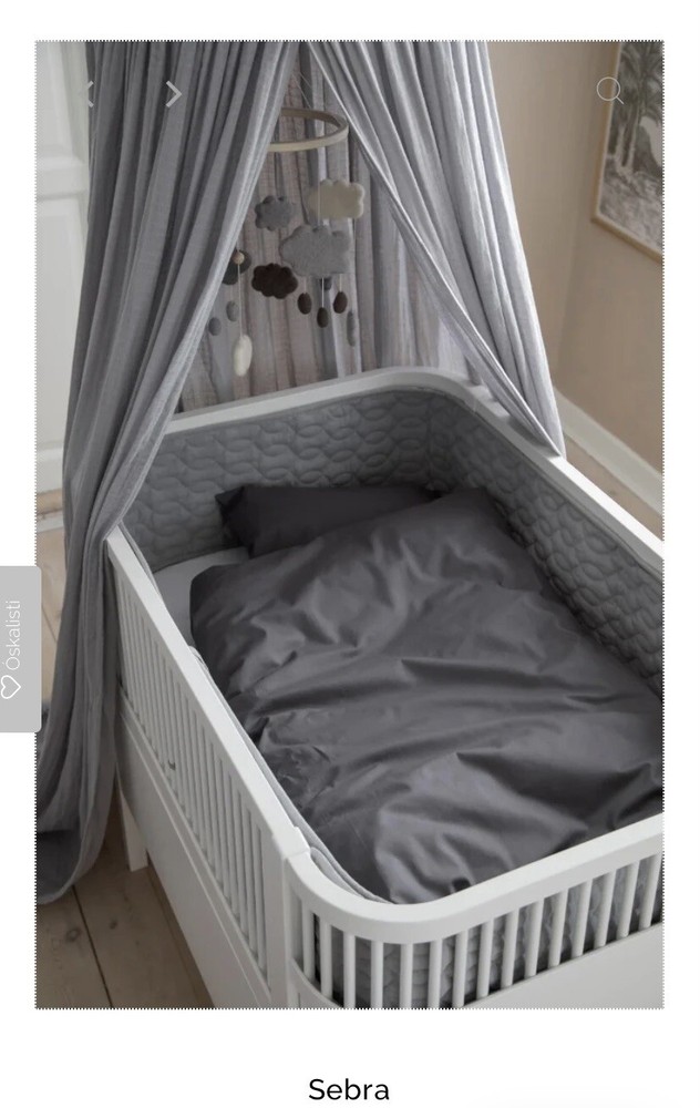 Sebra Crib Canopy Grey