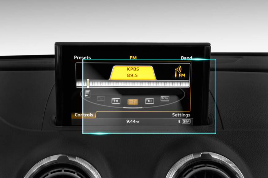Crystal Clear Screen Protector for 2016 Audi S3 Vehicle Navigation