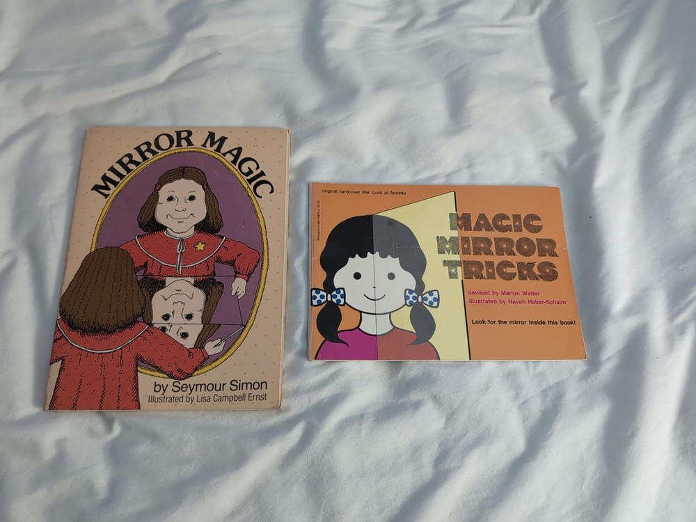 2 Books - Mirror Magic By Seymour Simon Magic Mirror Tricks