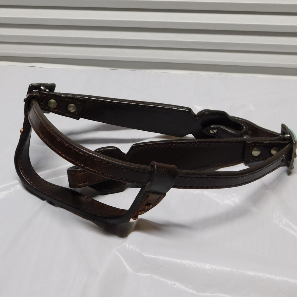 TURQUOISE AND BROWBAND HEADSTALL