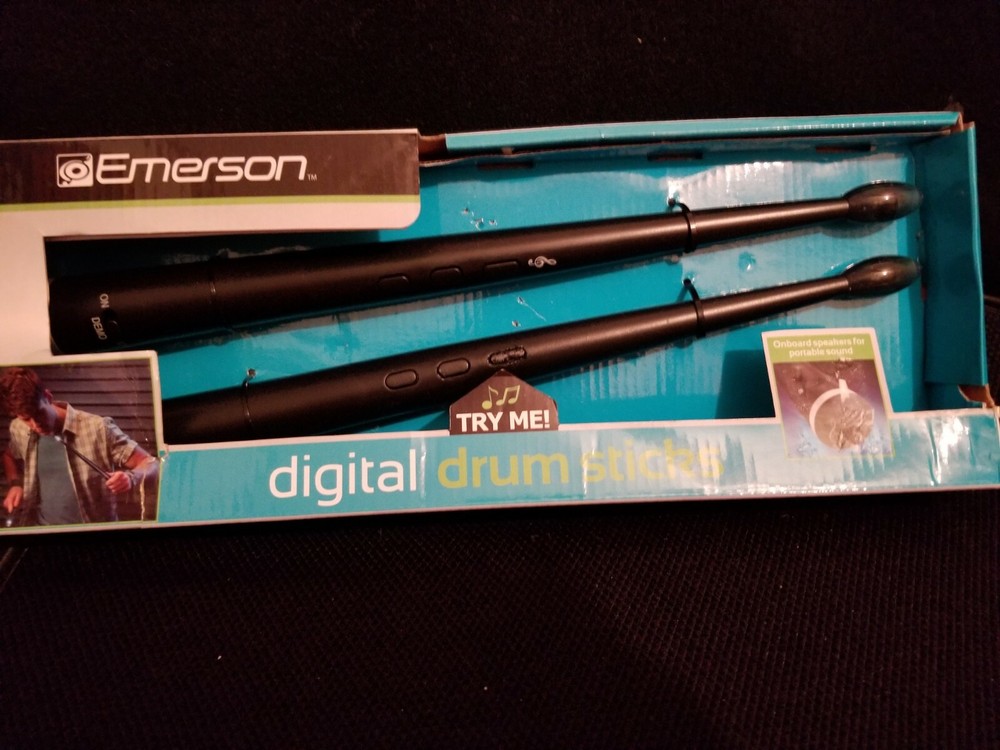 $20 Emerson Digital drum sticks NIB Motion Activated