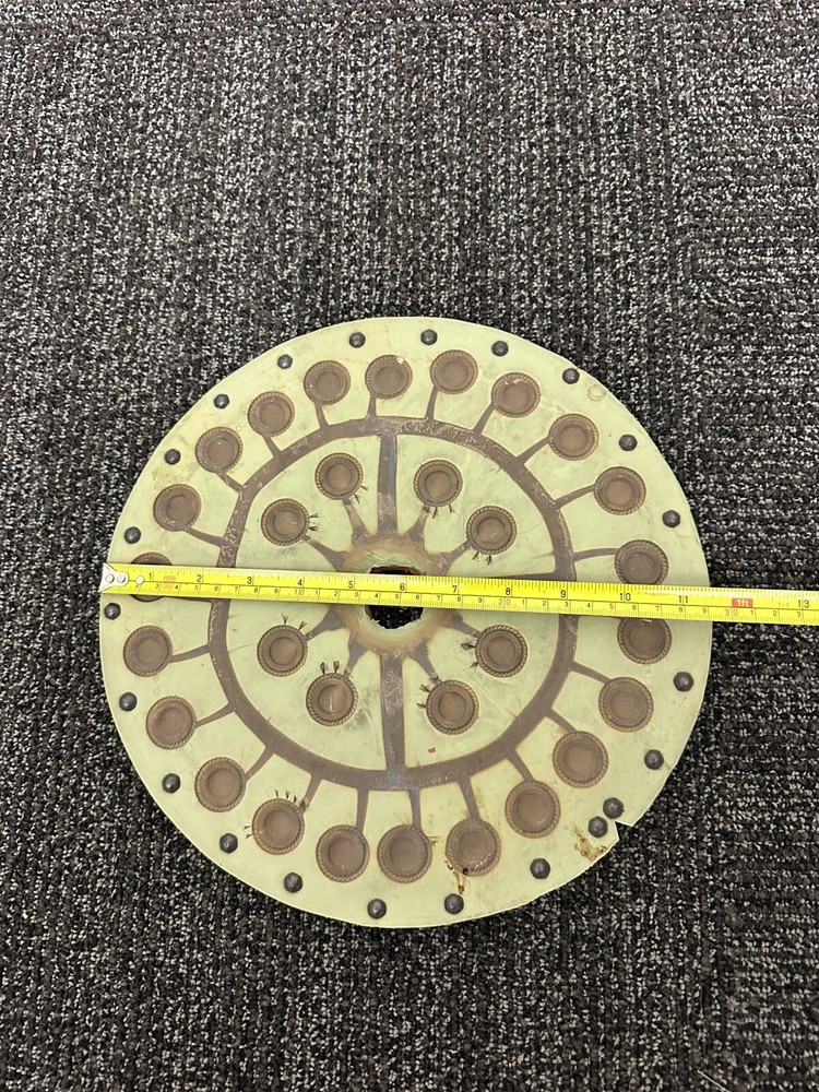 12” Floor Buffer / Floor Sander Backing Disc Plate – Pad Holder / Mounting Plate