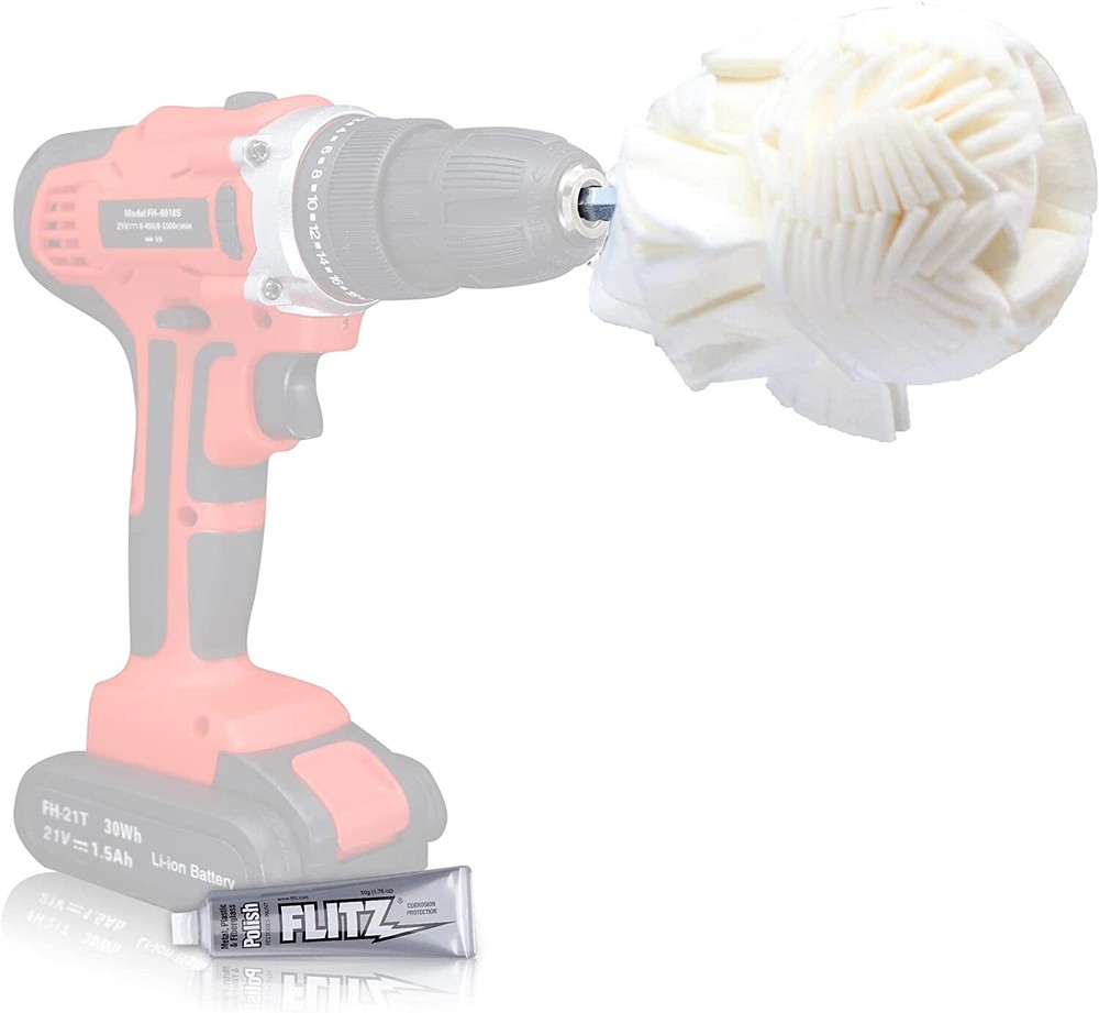 FLITZ 3" Buffing & Polish Ball MINI10180P (SEE VIDEO)