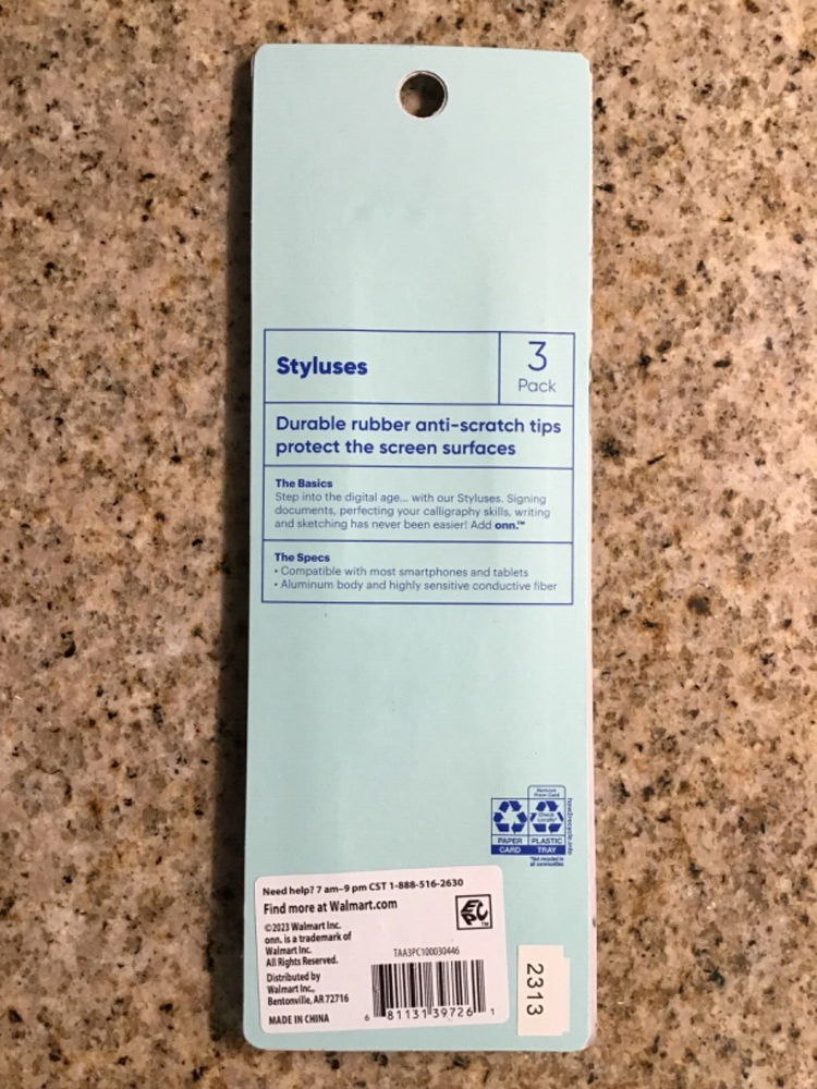 ADD ON STYLUS 3 PACK - BLACK, BLUE, SILVER - TAA3PC100030446