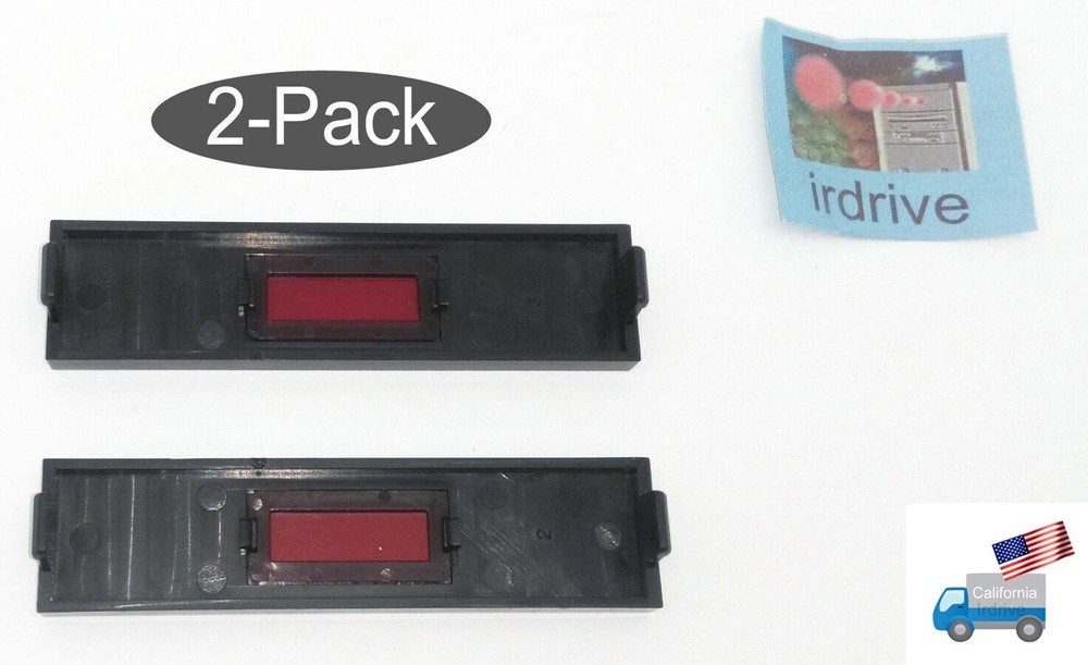 2-pack: NEW Black Desktop PC Tower Front 3.5" Floppy Drive Bay Cover Plate Panel