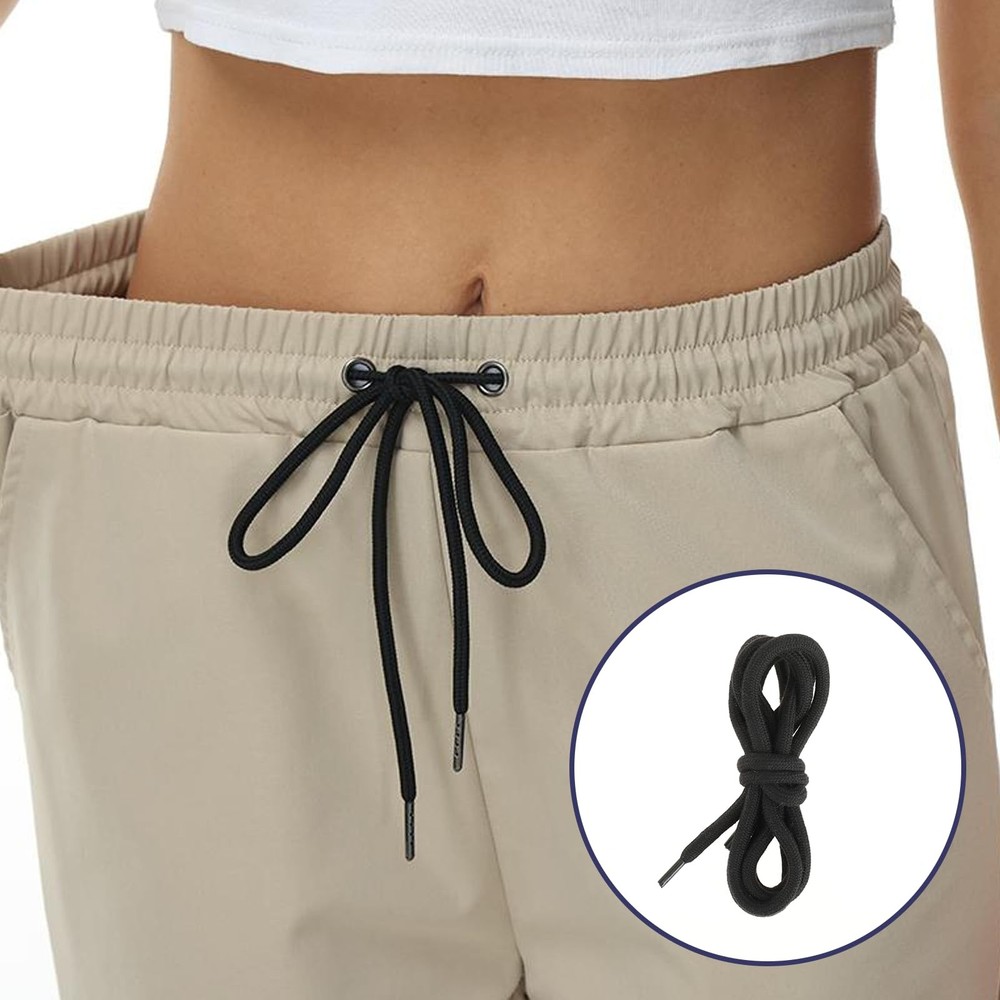 Replacement Drawstring Cords with Plastic Threaders for Hoodies and Sweatpants