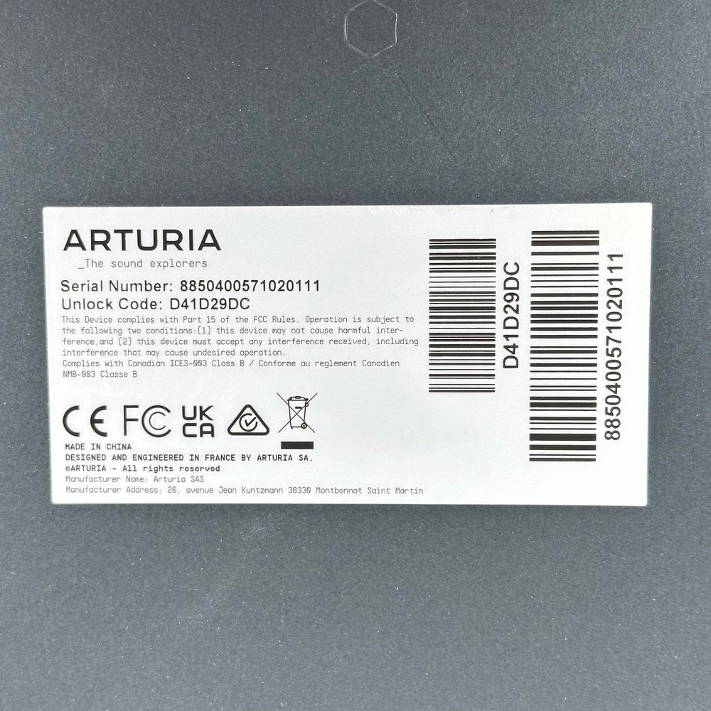 Arturia AudioFuse 16Rig Professional Audio Interface; AS-IS