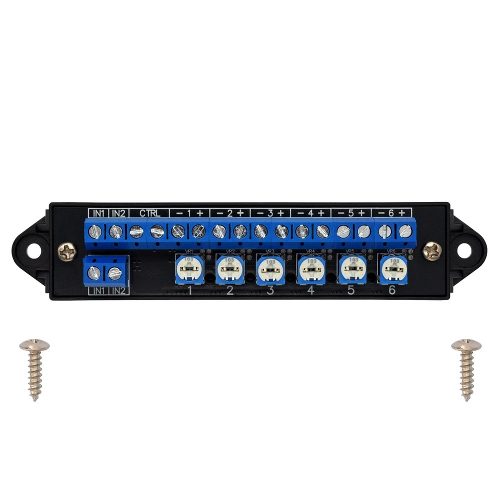 LED Hub Distribution Module AC/DC 524V Dimmer For HO N O Scale Train