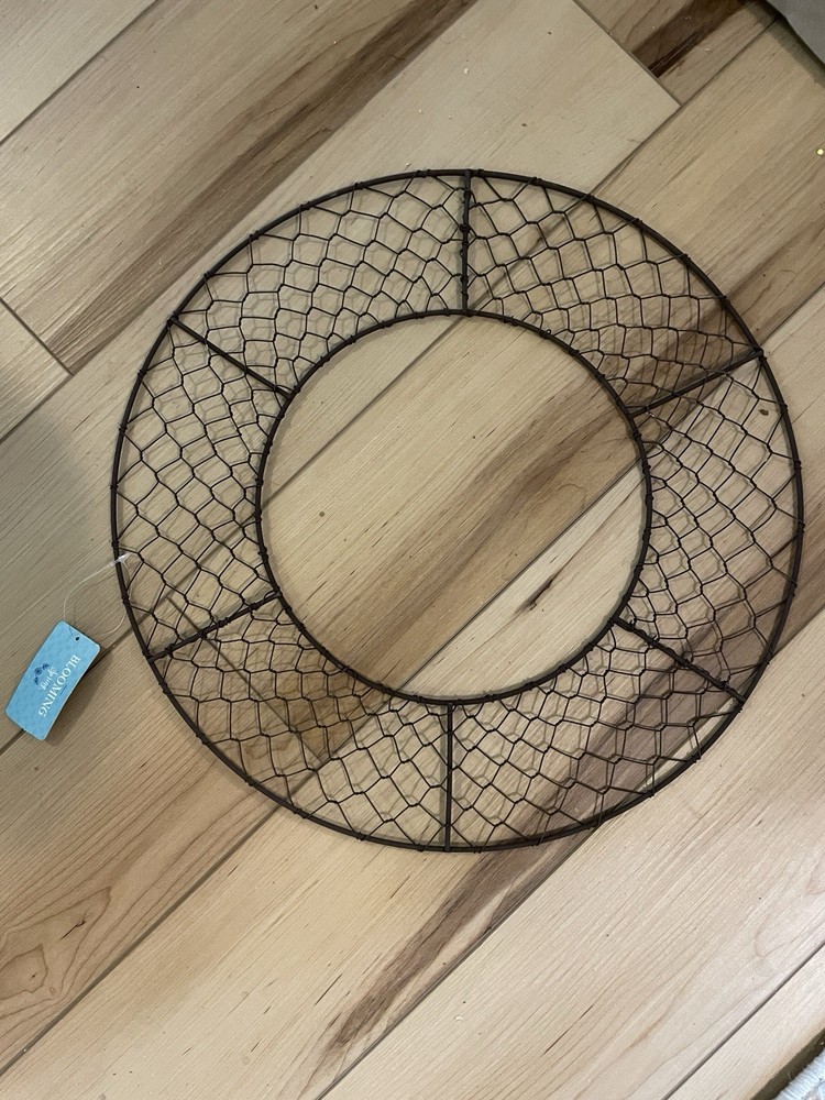 Metal Wreath Forms Circle Chicken Wire 15"