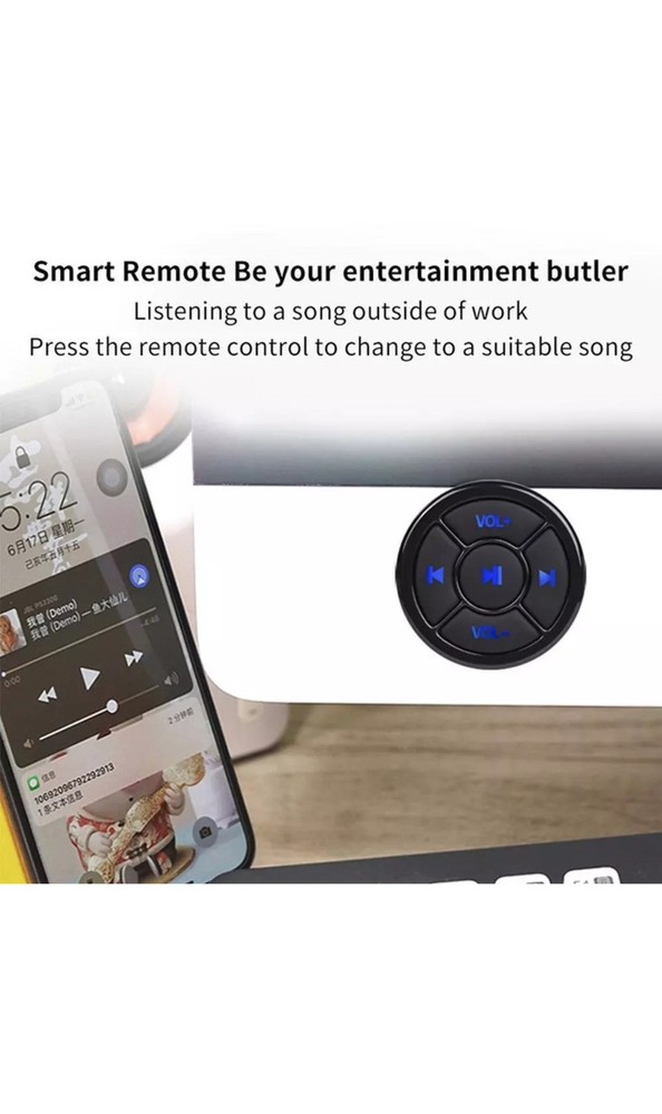 🇺🇸35 MM BLUETOOTH CONTROLLER FOR BICYCLES AND STEERING WHEELS 🇺🇸