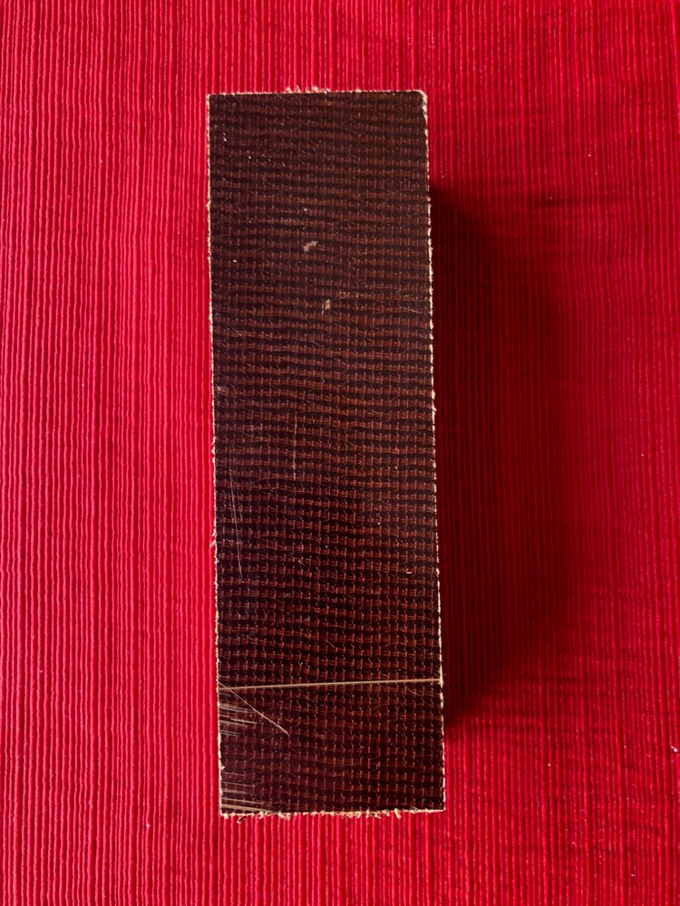 Vintage Micarta  Block For Knife Handle.