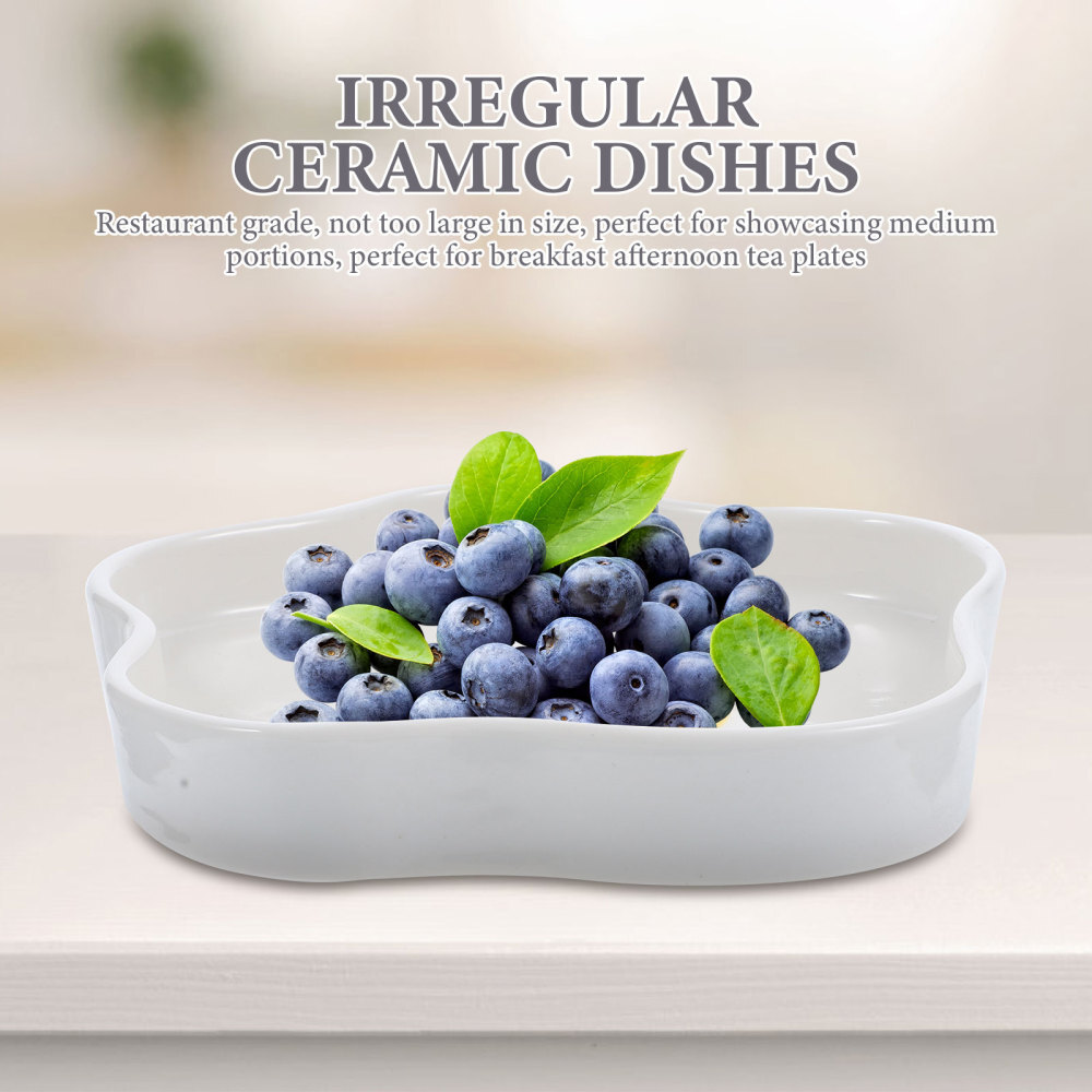 1PC Kitchen Dish Egg Plate Storage Storage Container Snacks Serving Plate