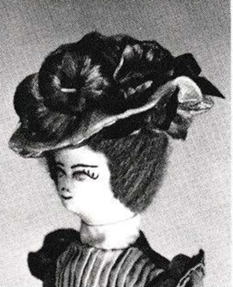 Nettie Easter Parade Doll Patterns Hats with 11 1/2" Cloth Doll
