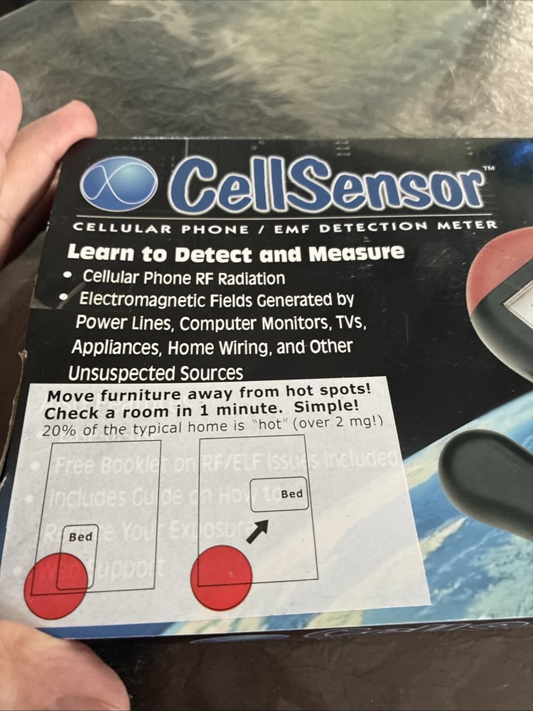 CellSensor Cellular Phone EMF Detection Meter RF Radiation Electromagnetic Field