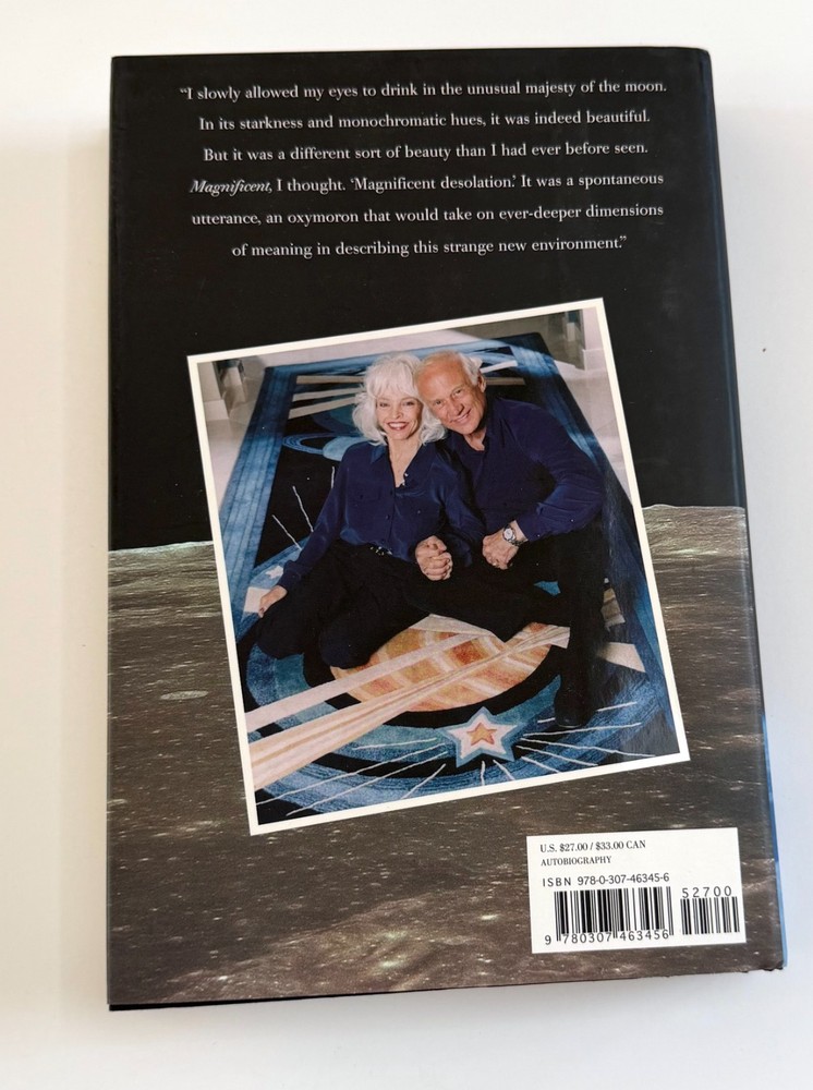 Signed Buzz Aldrin "Magnificent Desolation" First Edition - NASA