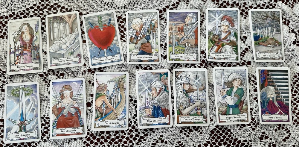 1985 Hanson Roberts Tarot Deck US Games 79 Card Complete