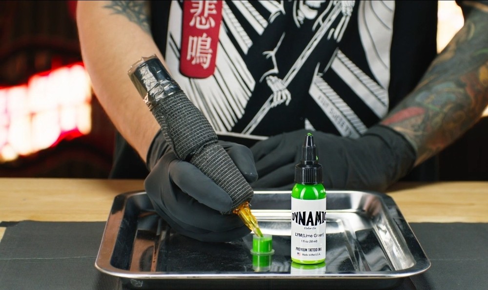 Dynamic Tattoo Ink Lime GreenDynamic Tattoo Ink Lime Green