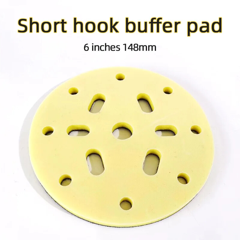 4 pcs 6 Inch 15 Holes Hook and Loop Soft Sponge Cushion Buffer Pads